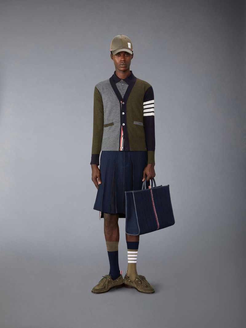 Funmix Fine Merino Wool 4-Bar Relaxed Fit Polo 4