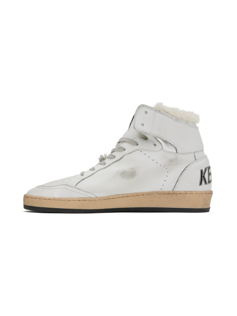 White Sky-Star High-Top Sneakers 3