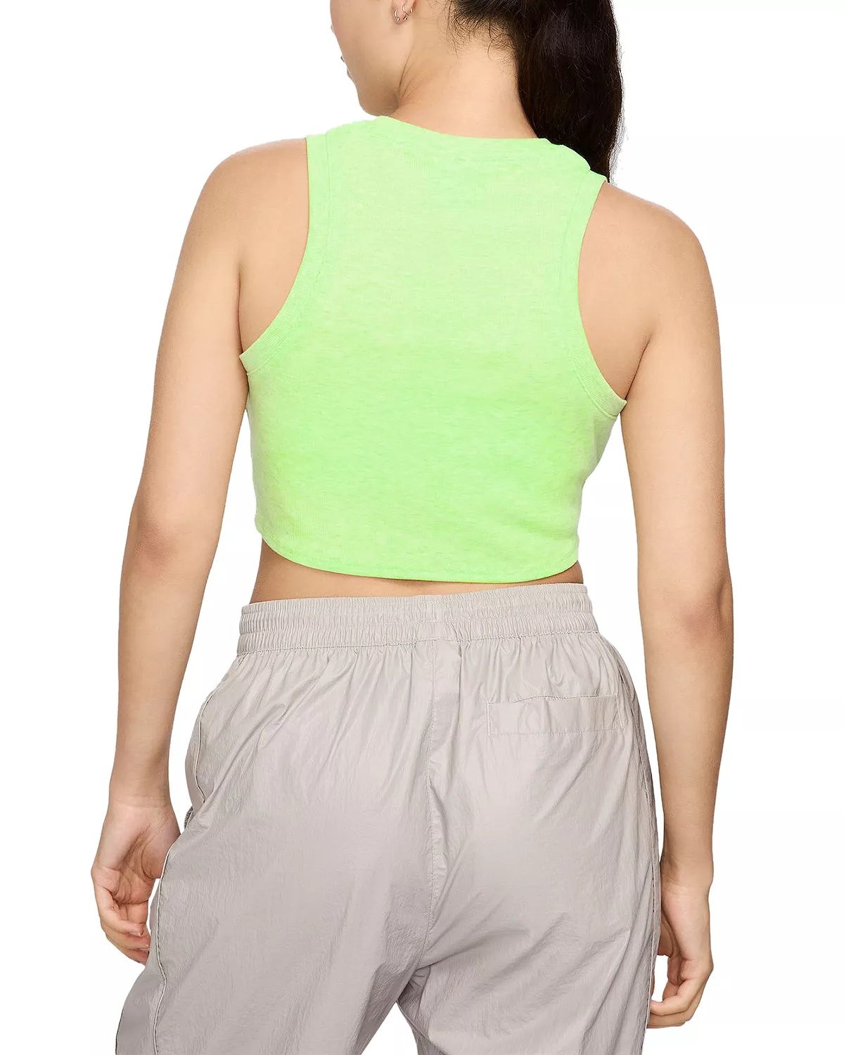 Essential Ribbed Cropped Tank Top - 8