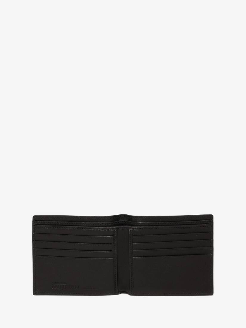 Rib Cage Billfold Wallet in Black - 4