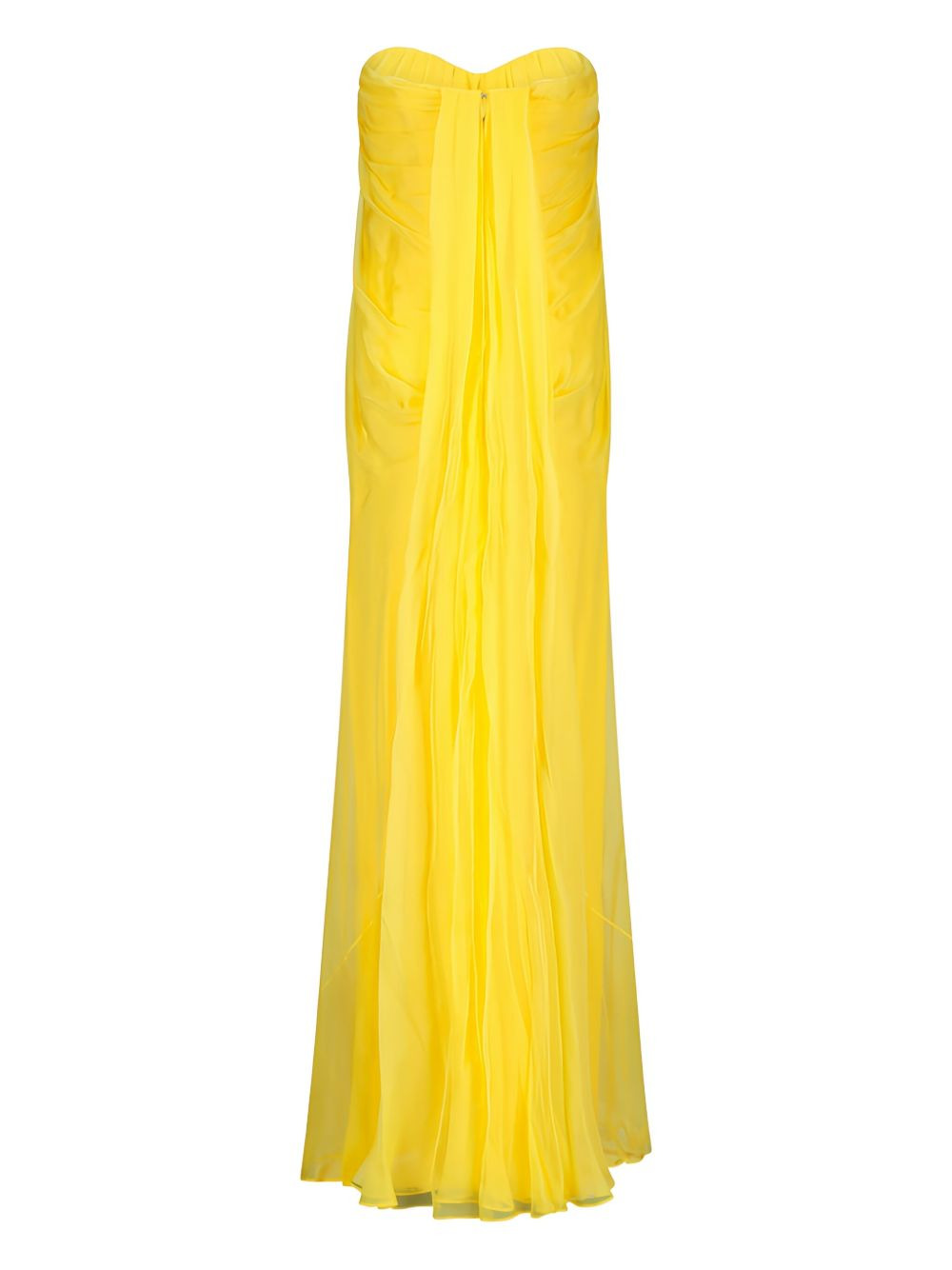 chiffon bustier maxi dress - 2