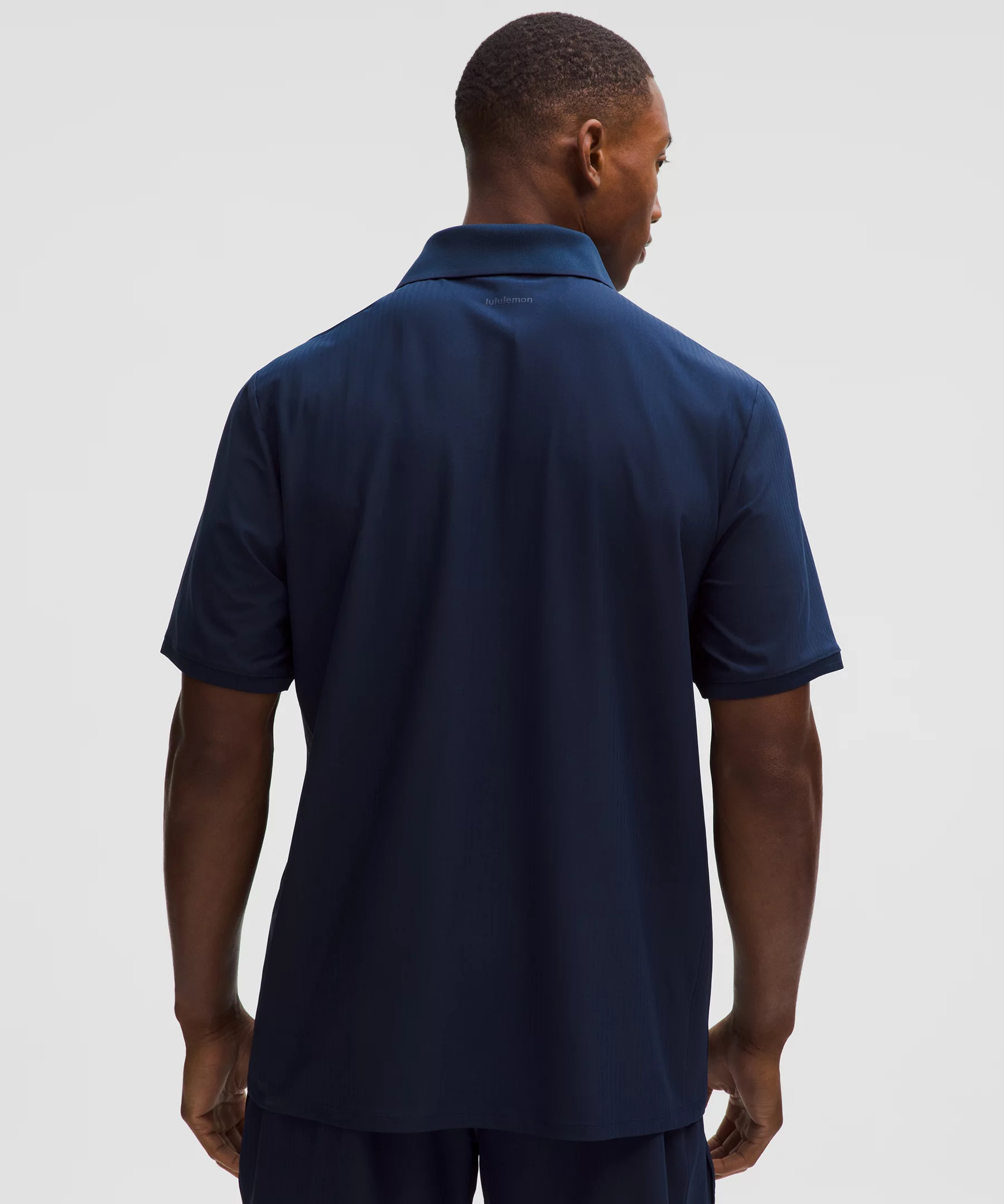UV-Protective Striped Mesh Tennis Polo Shirt - 3