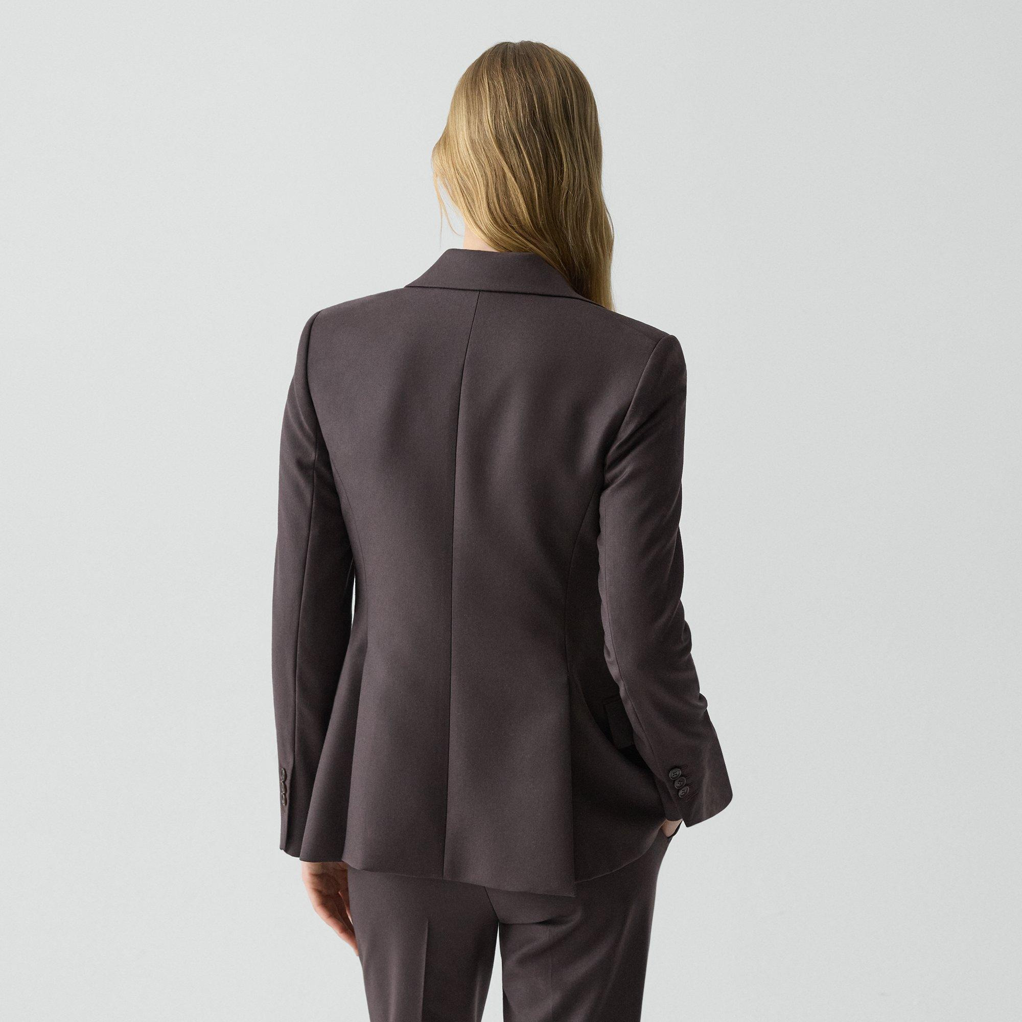 Lynnia Blazer in Sleek Flannel - 4