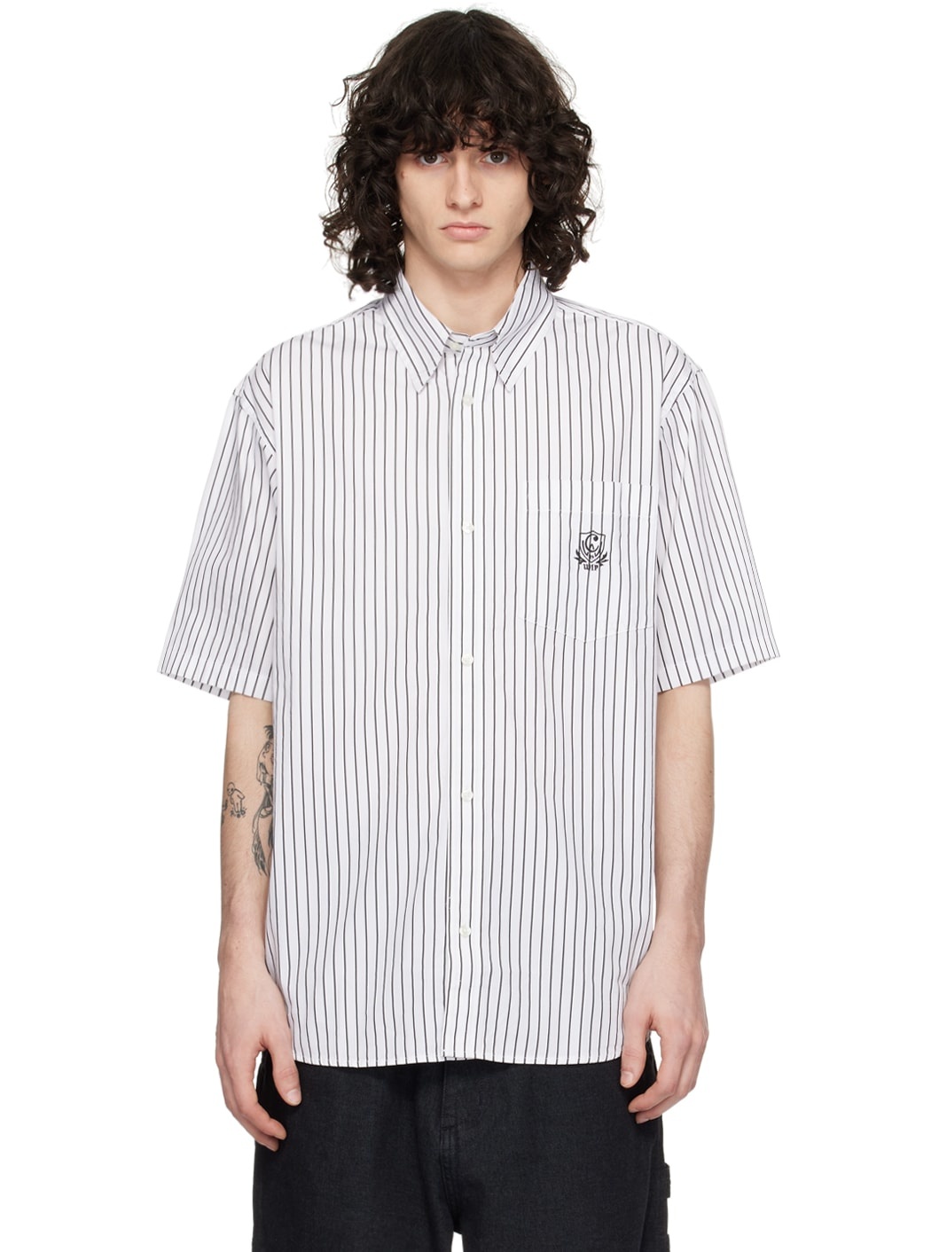 White & Black Linus Shirt - 1