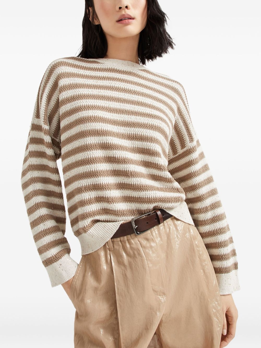 striped sweater - 5
