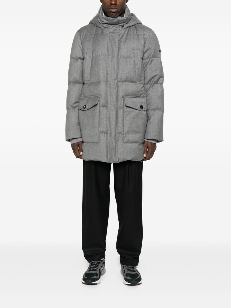 PESERICO hooded quilted coat outlook