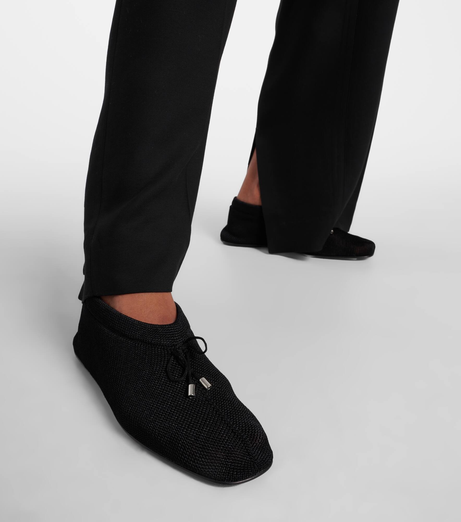 Knit ballet flats - 4