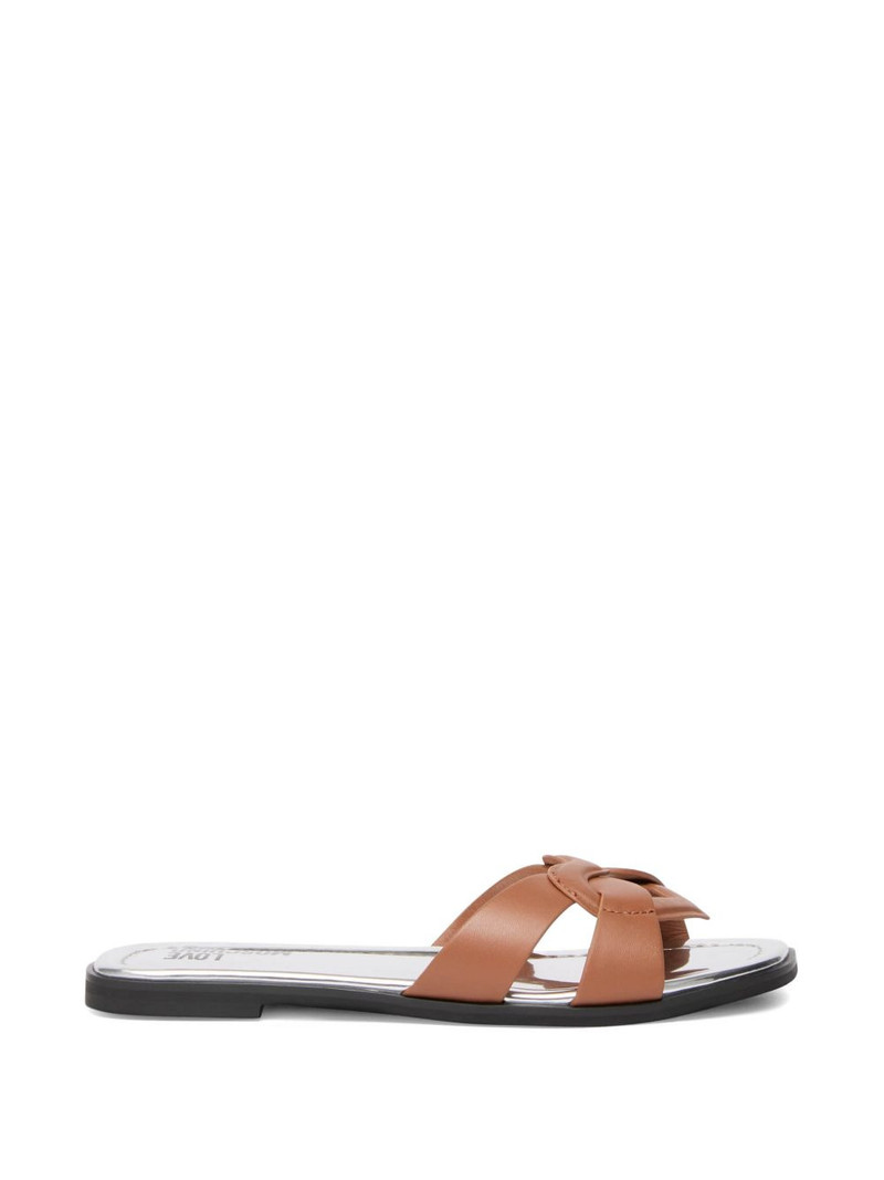 bow straps leather sandals 1