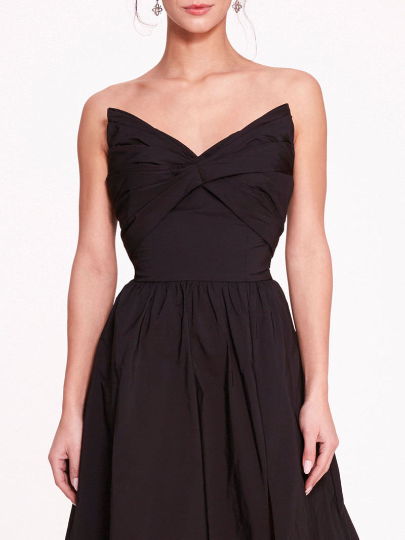 PLEATED TAFFETA GOWN 4