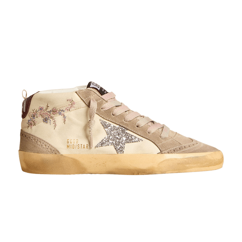 Golden Goose Wmns Mid Star 'Floral Embroidery' - 1
