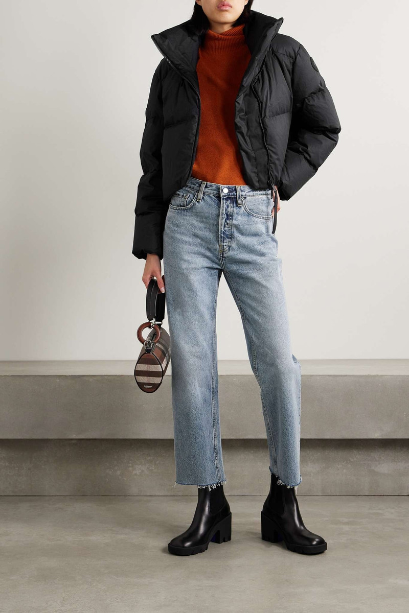 Canada Goose Garnet cropped quilted cotton-shell down jacket outlook