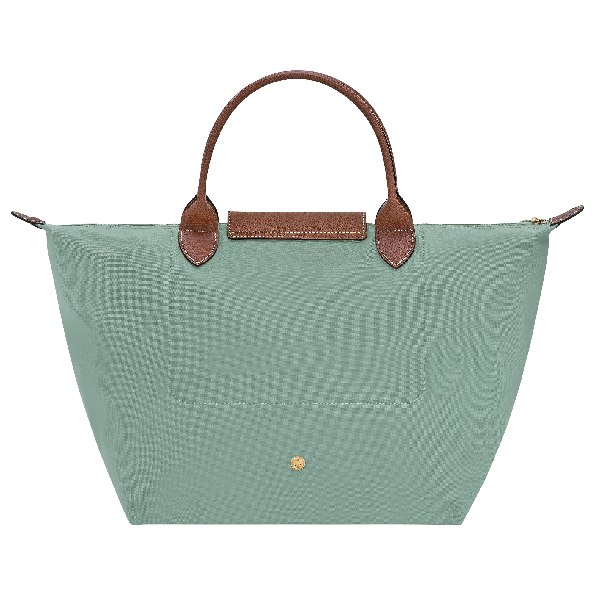 Le Pliage Original M Handbag Celadon - Recycled canvas - 4