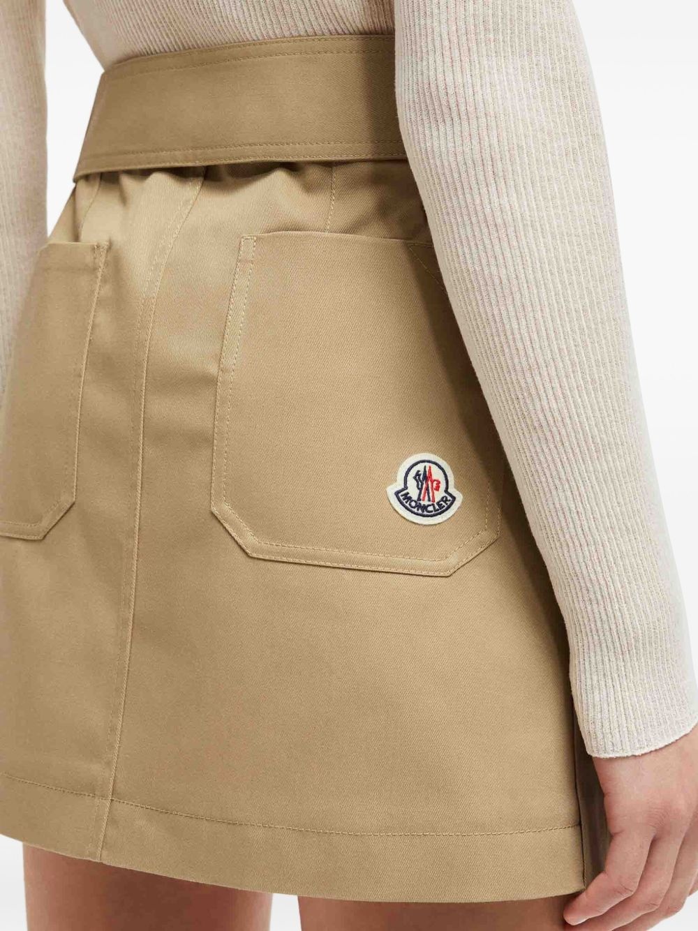 mini gabardine skirt - 4