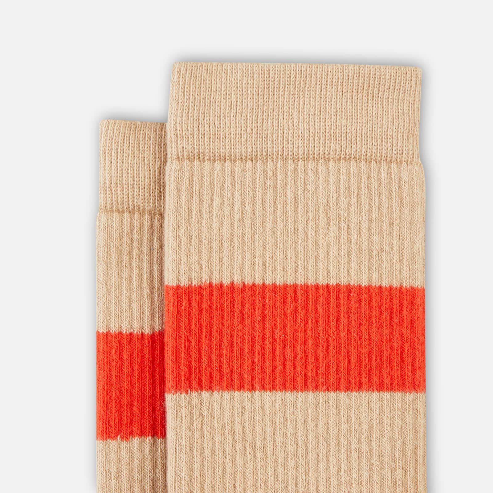 Socks Beige Orange - 2