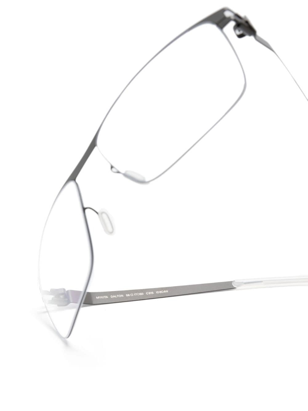 Dalton rectangle-frame metal glasses - 3