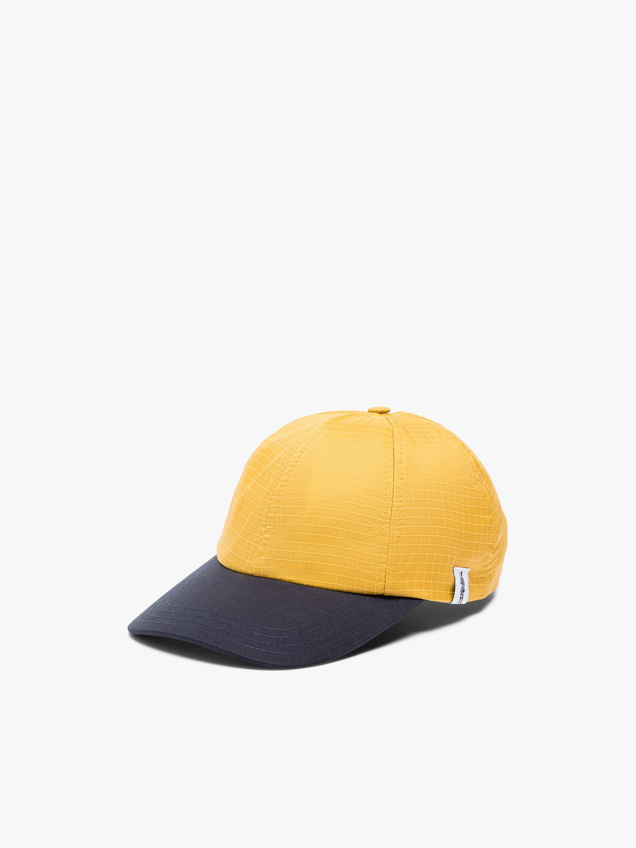 TIPPING YELLOW NYLON & RAINTEC BASEBALL CAP | ACC-HA04 - 1