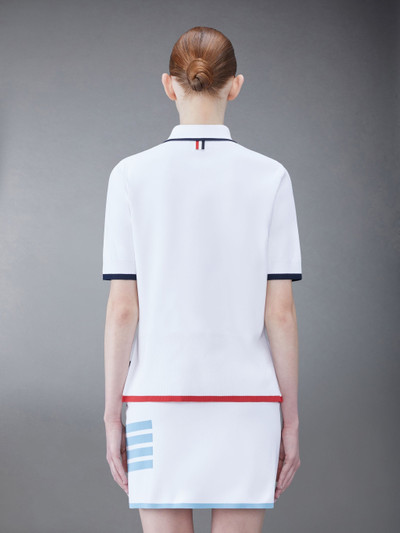 Thom Browne Viscose Tipping Polo outlook