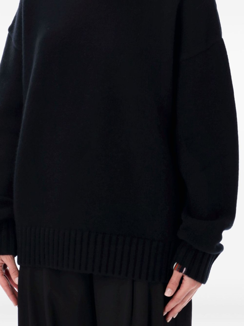 extreme cashmere crew-neck long-sleeve sweater outlook