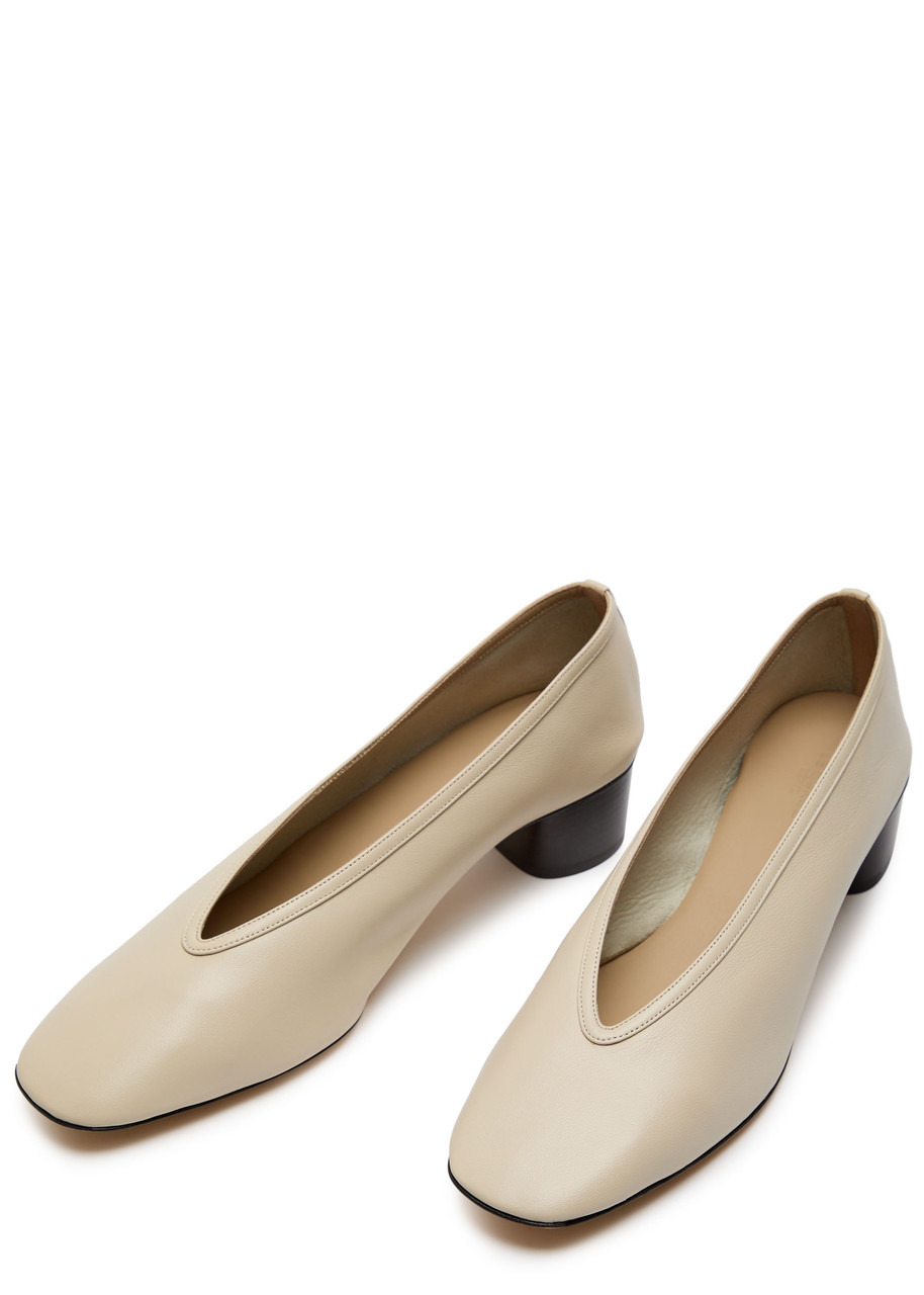 LE Monde Beryl Luna 40 Leather Pumps - 3