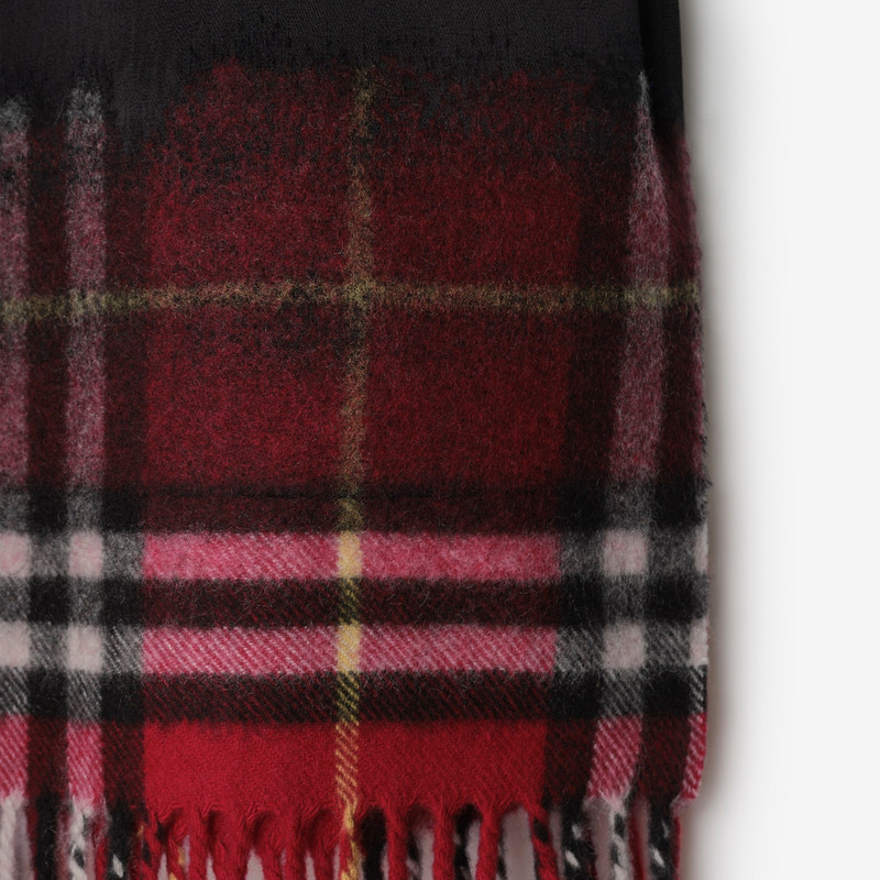 Satin and Check Scarf Skirt 5