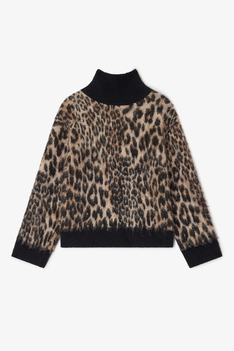 LEOPARD OPEN BACK SWEATER 1
