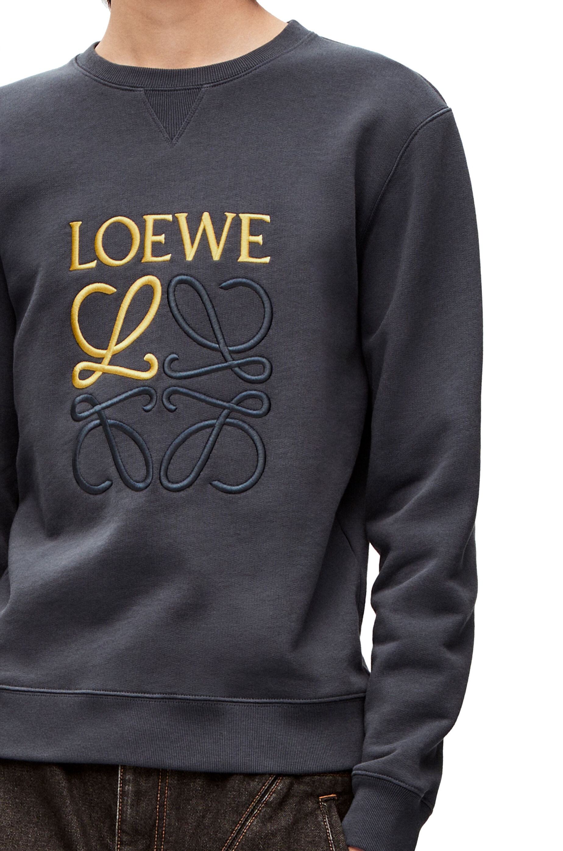 LOEWE Anagram regular fit sweatshirt in cotton - 5