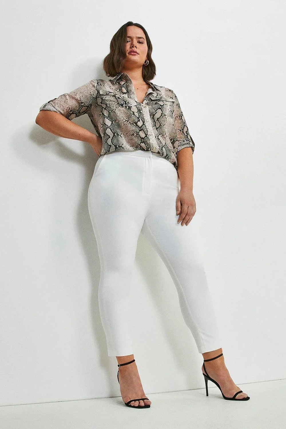 Plus Size Essential Techno Woven Trouser - 1