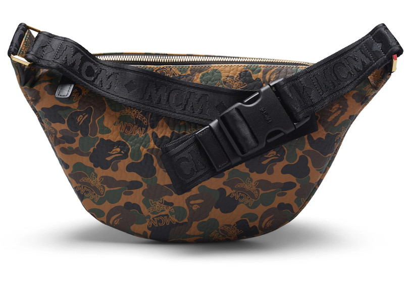 MCM MCM x BAPE Stark Belt Bag Medium Visetos Camo outlook