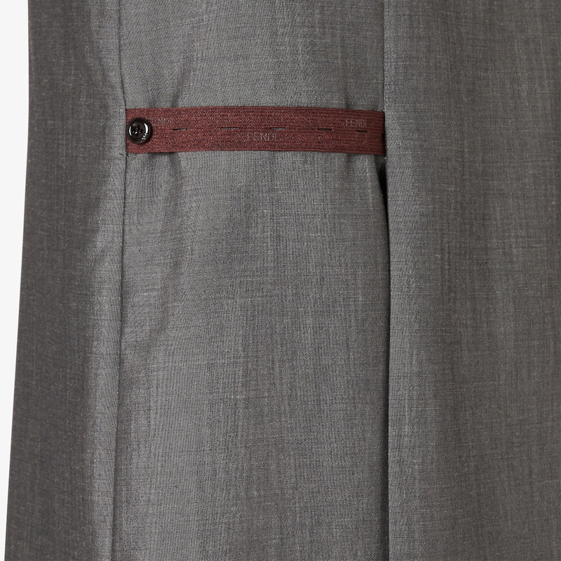 Skirt Gray mohair fabric skirt 3