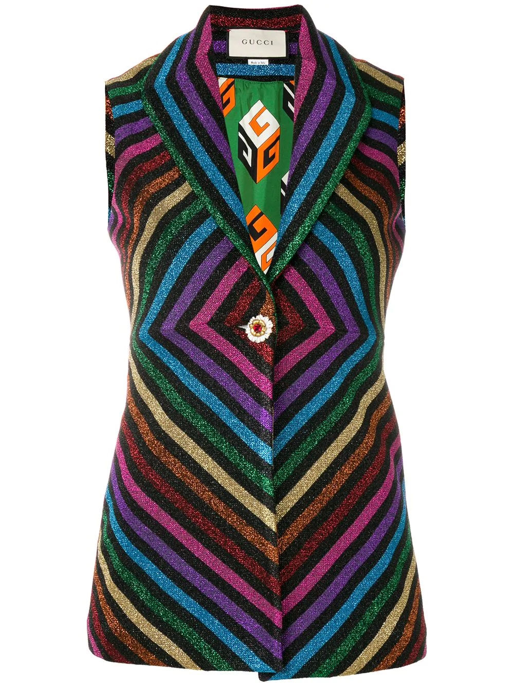 rainbow waistcoat - 1