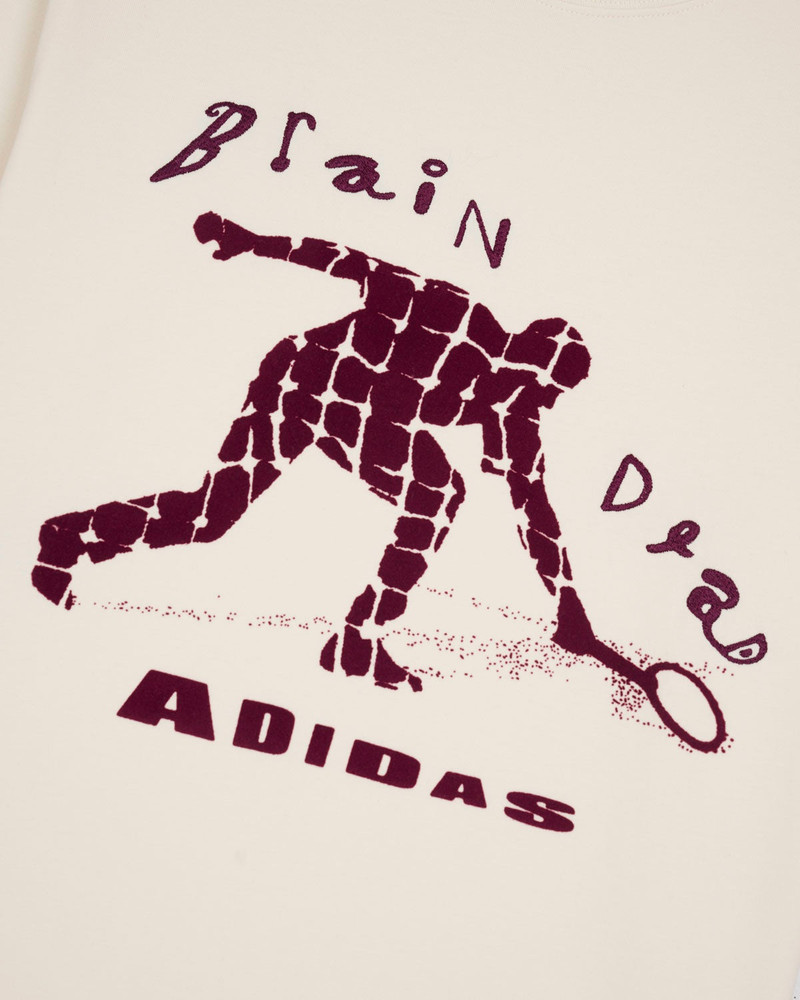 BRAIN DEAD Brain Dead x Adidas Tennis T-shirt - Natural outlook