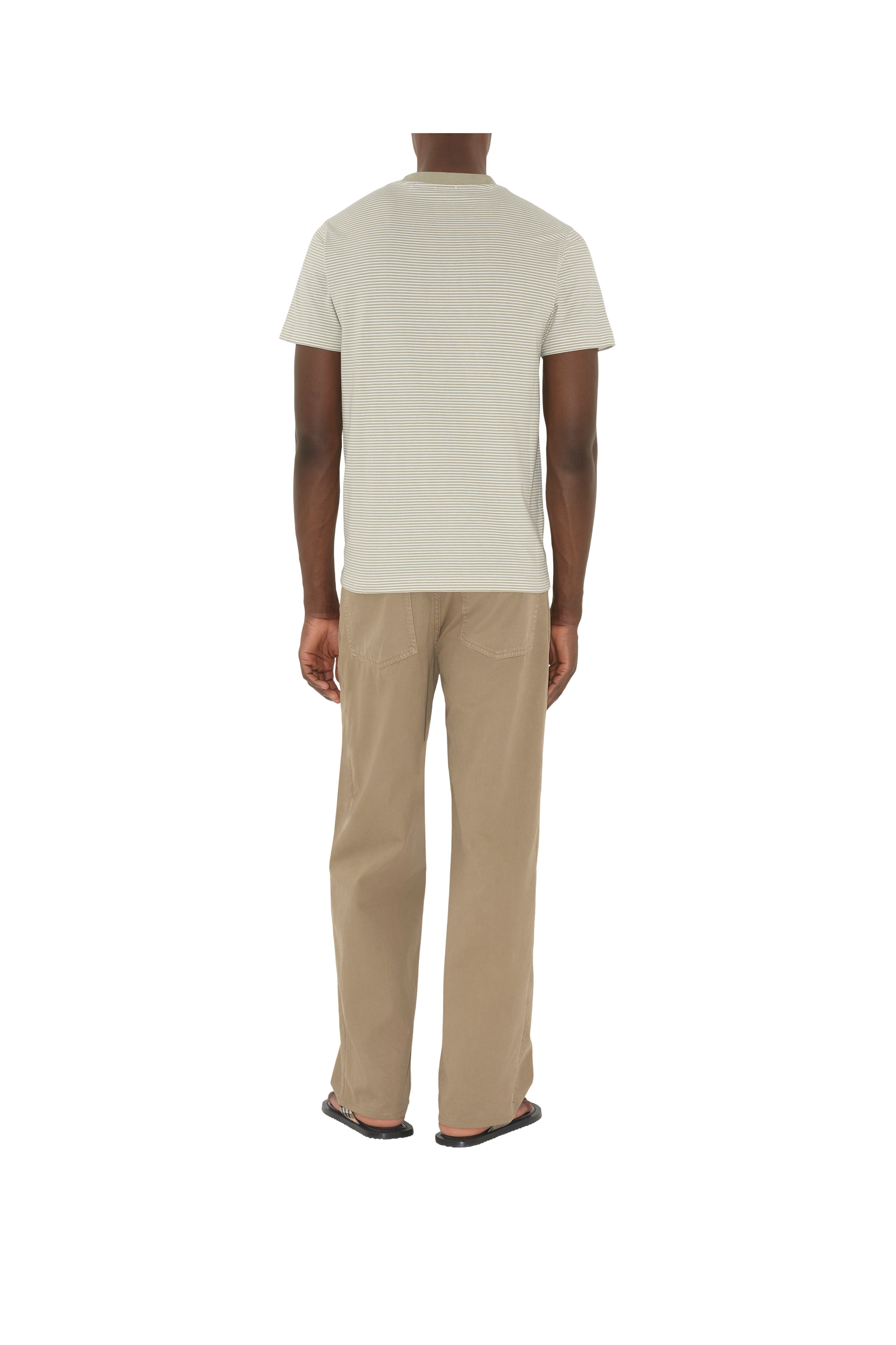 burberry Striped Cotton T-shirt in Skylark at Nordstrom - 4