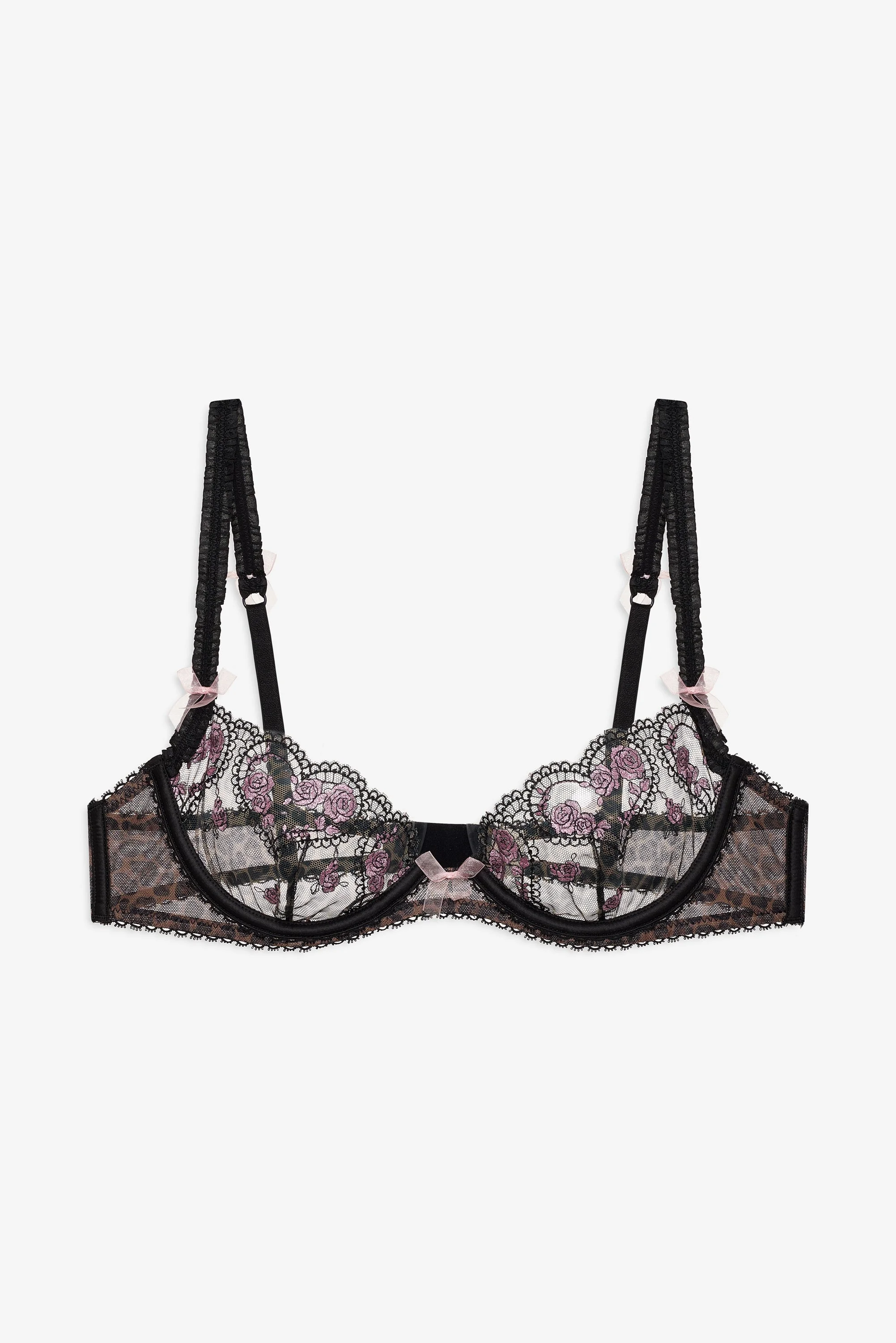 Cheetah Hearts Underwire Bra - 1