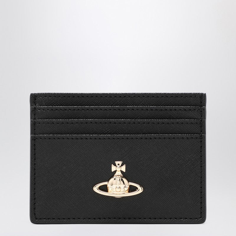 Vivienne Westwood Black Orb Card Holder Women - 1