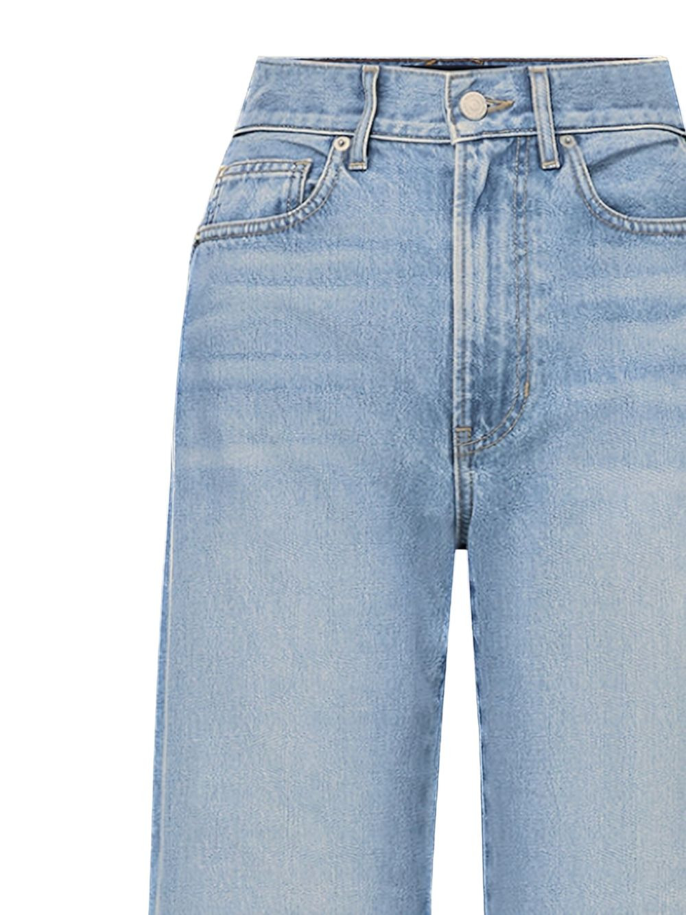 high-rise cuffed-hem jeans - 2