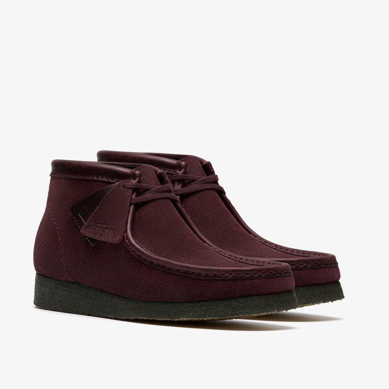 Wallabee Boot Purple Grape Suede 4