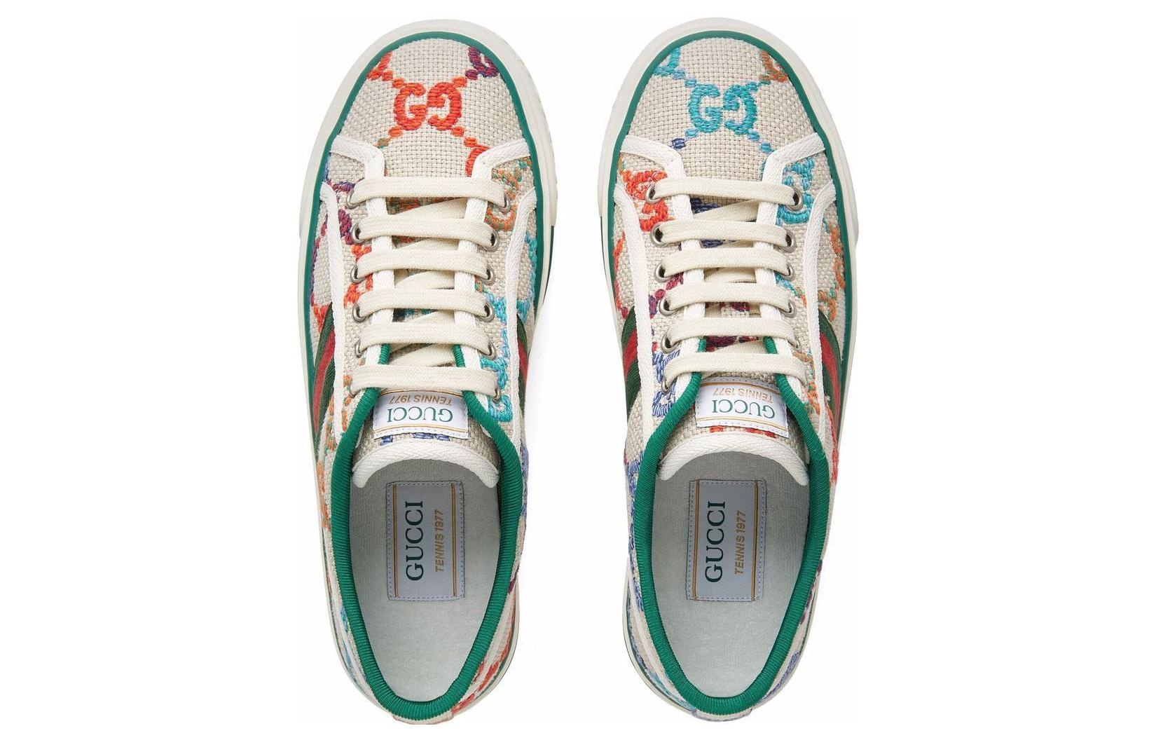 (WMNS) Gucci Tennis 1977 'White Multi' 606110-UFT30-8466 - 5