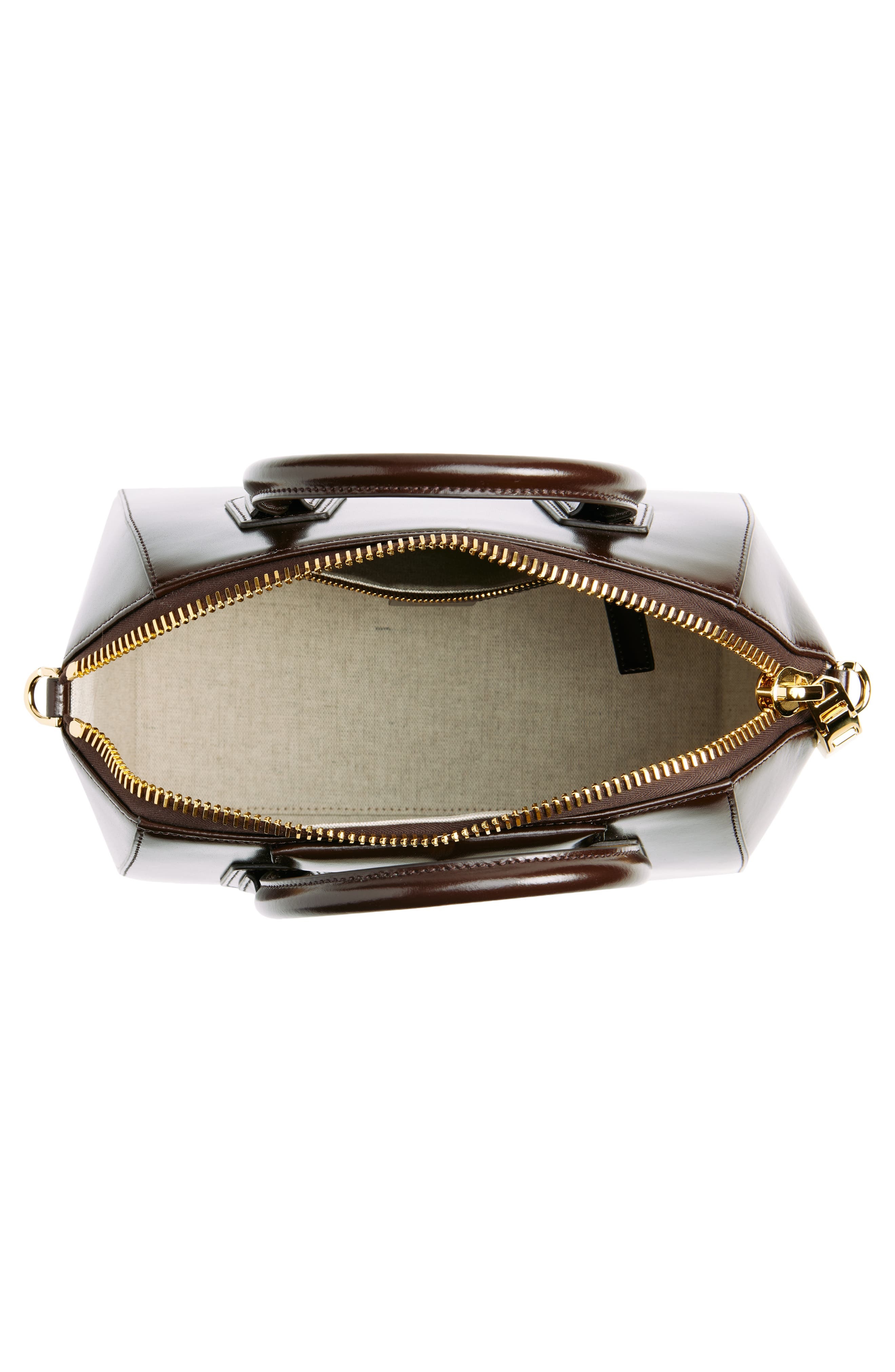 Givenchy Small Antigona Leather Satchel in Ebony Brown at Nordstrom - 6