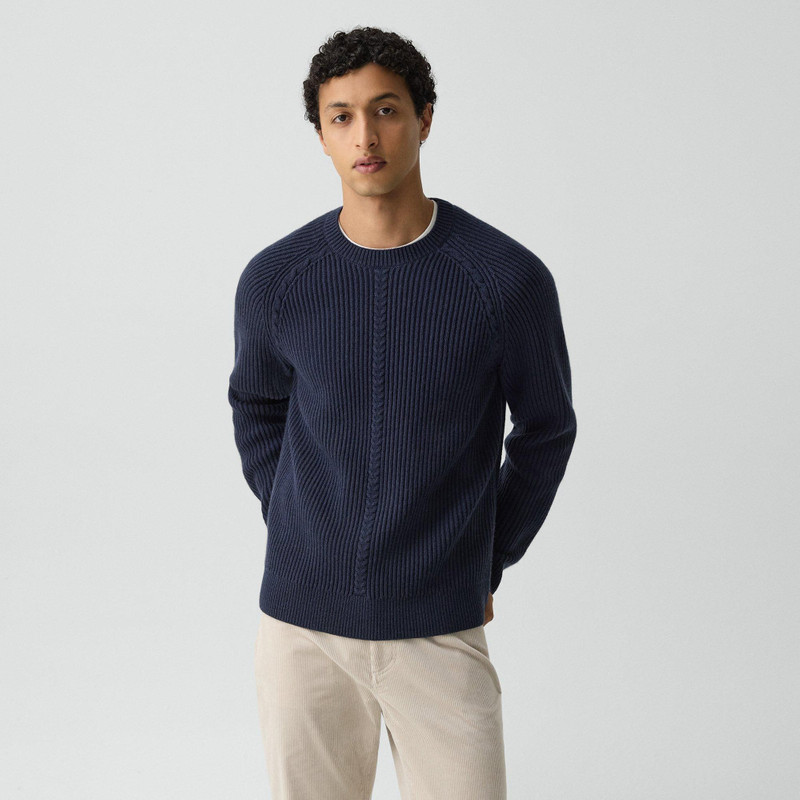 Crewneck Sweater in Wool-Cashmere 2