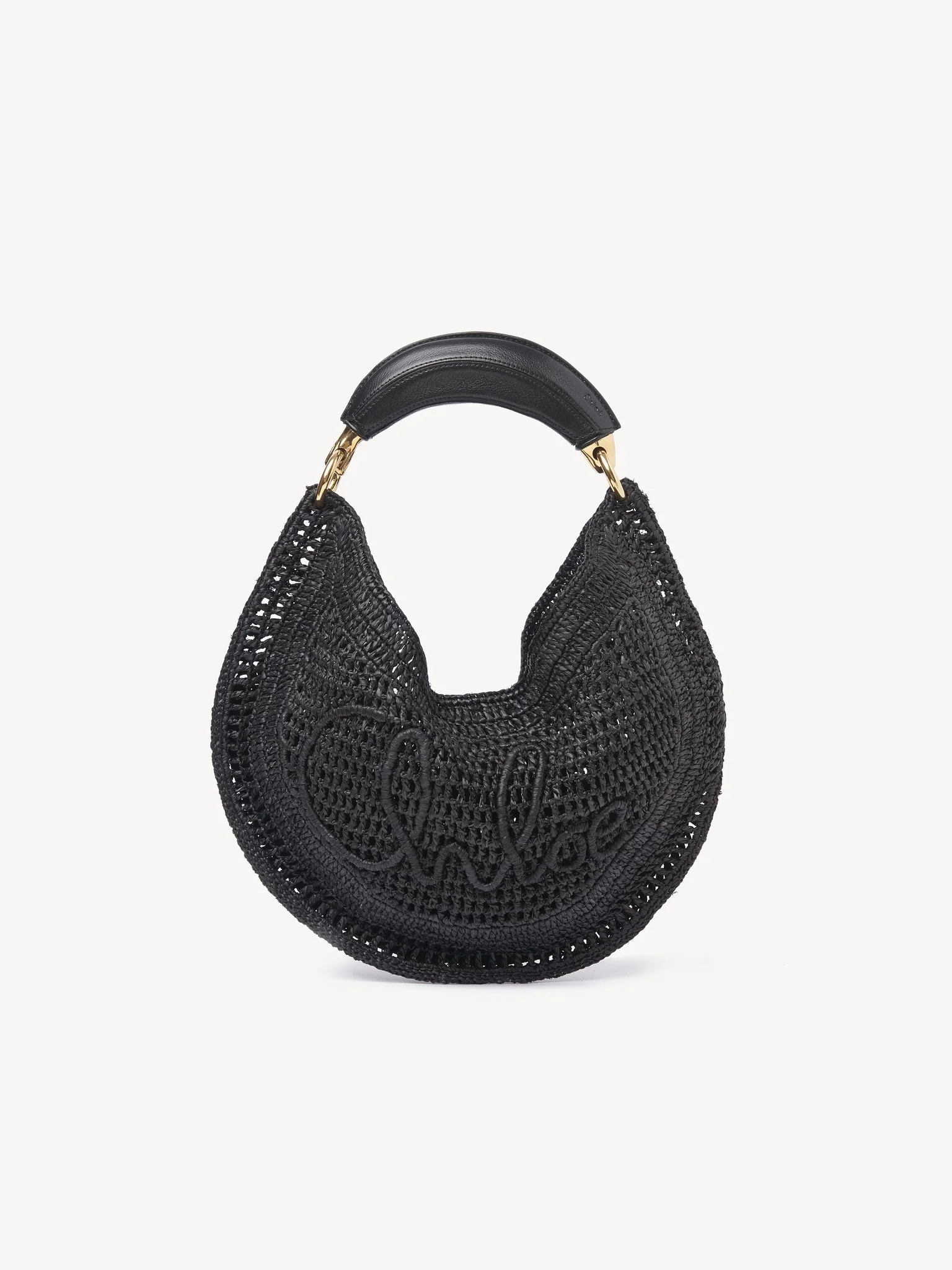 SUMMER BANANA HOBO BAG IN RAFFIA - 1