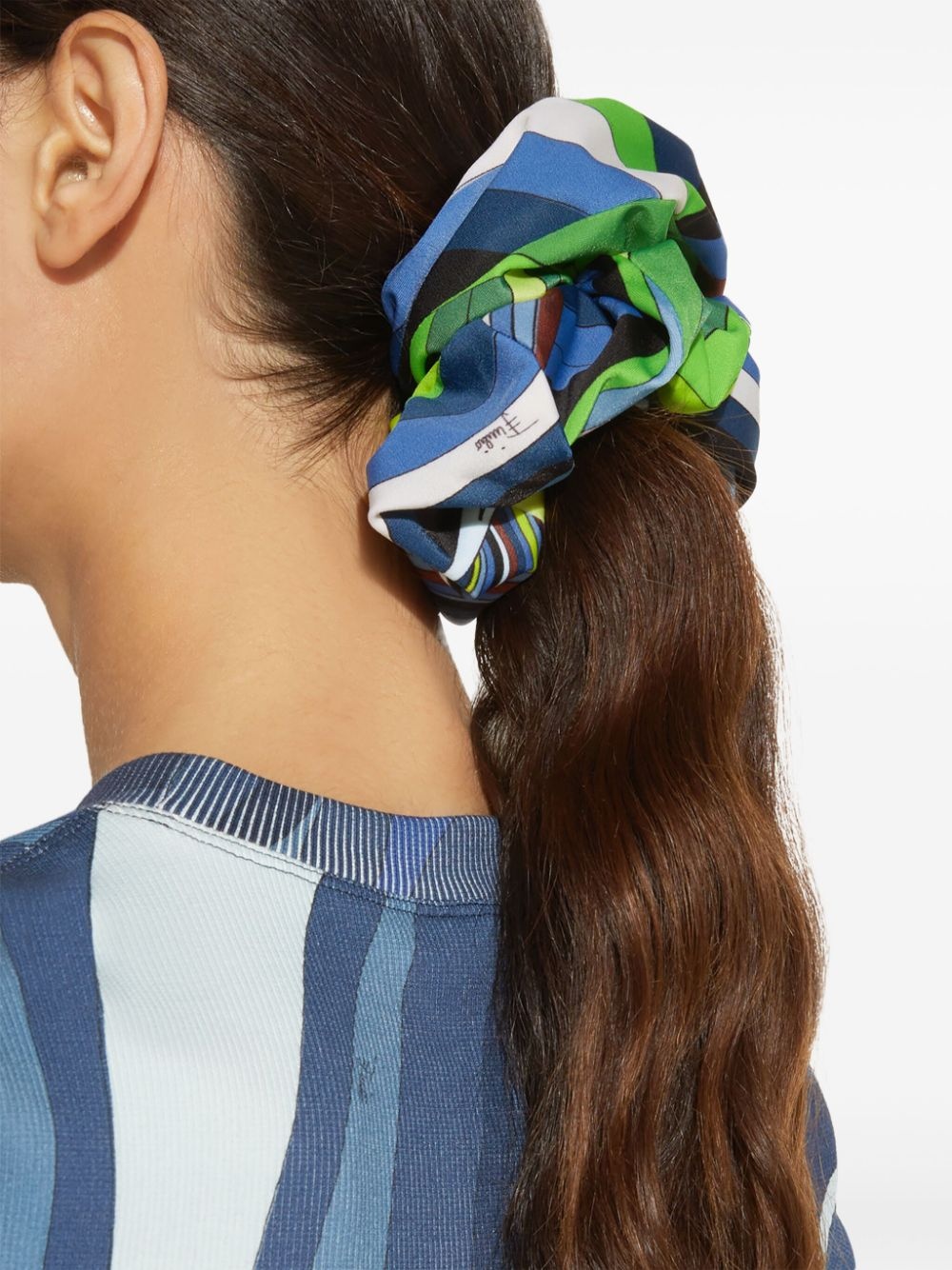 Iride-print scrunchie - 3