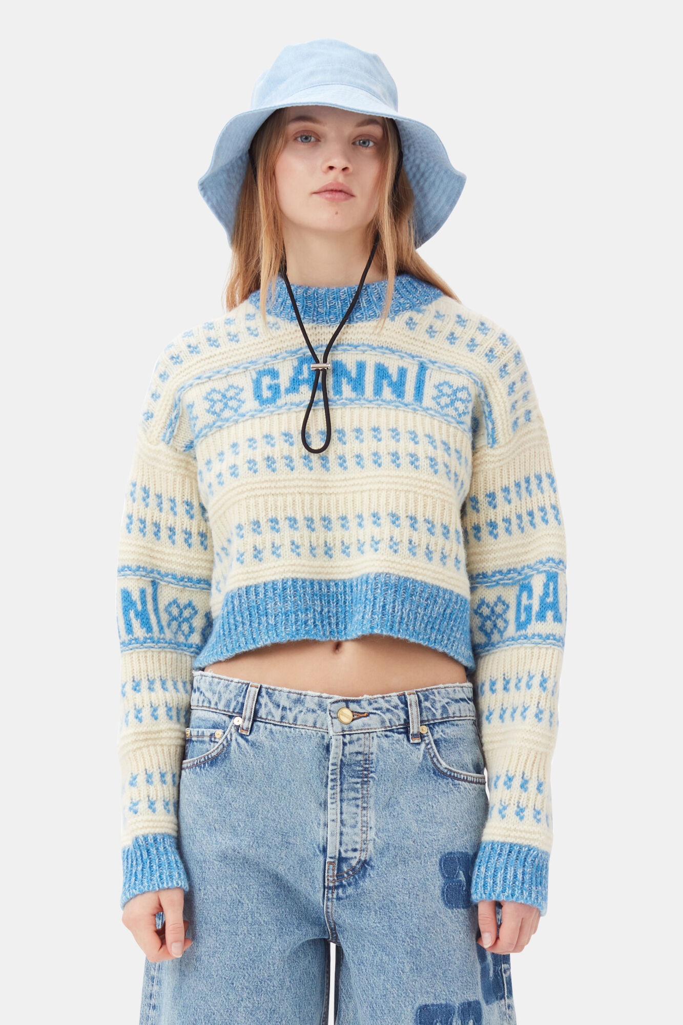 DENIM BUCKET HAT - 3