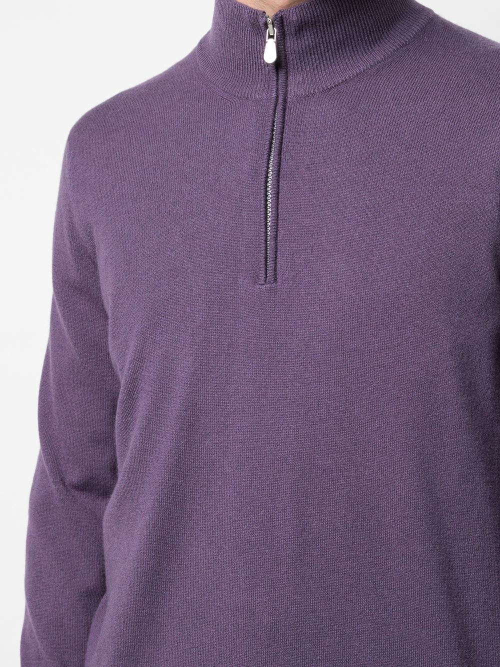 cashmere half-zip jumper - 5