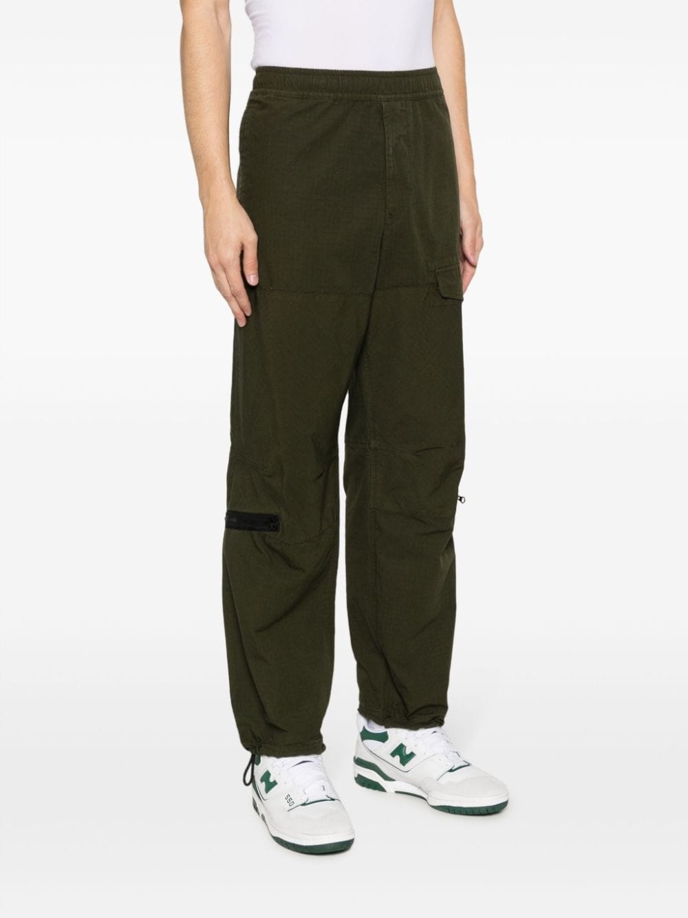 tapered ripstop cargo trousers - 3
