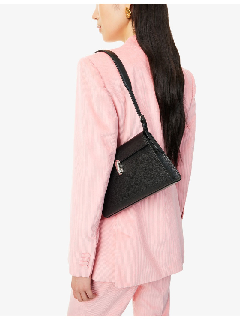 SAVETTE Symmetry Leather Shoulder Bag outlook