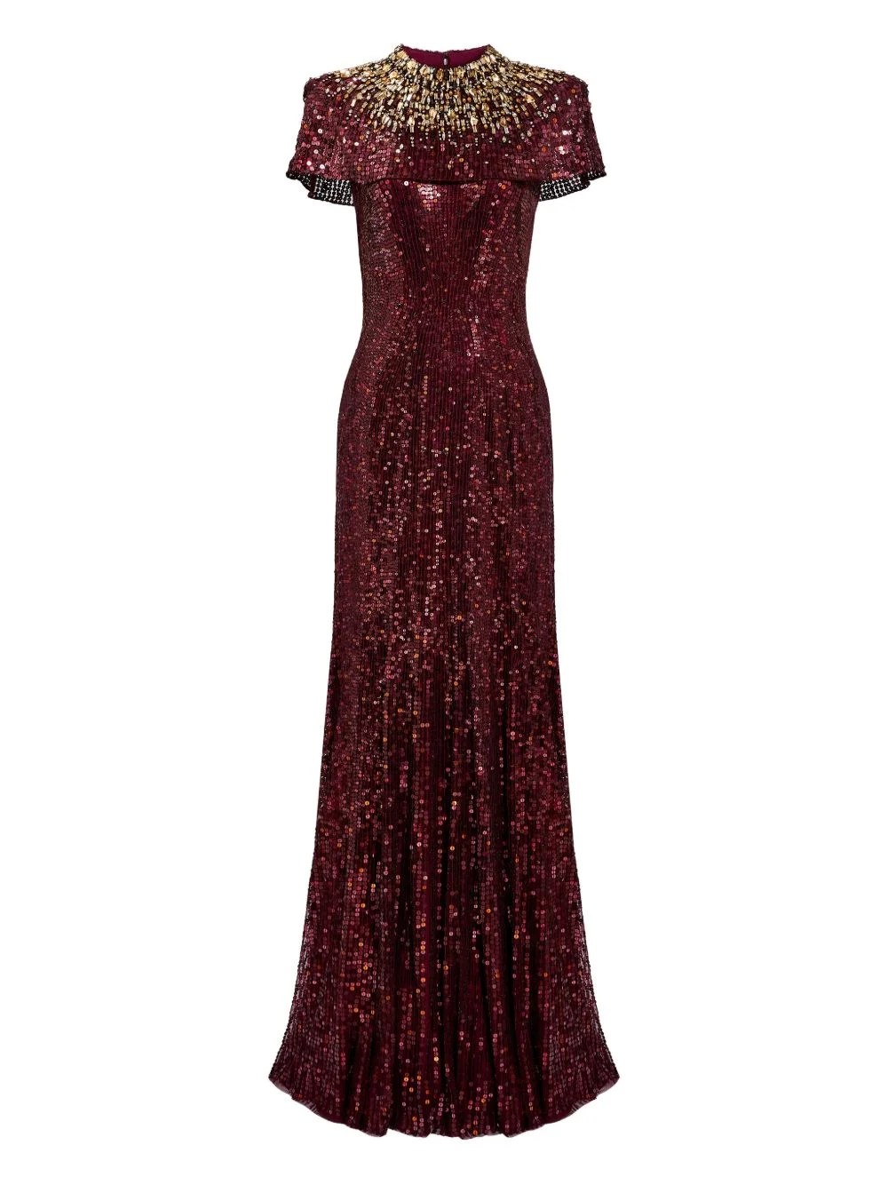 Radiant sequin-embellished gown - 1