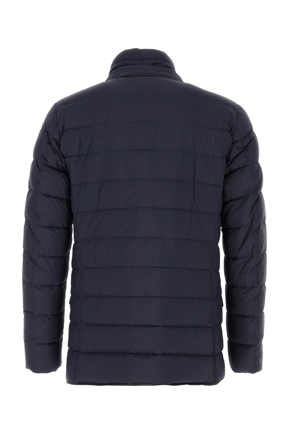 Herno Men Blue Nylon Down Jacket - 2
