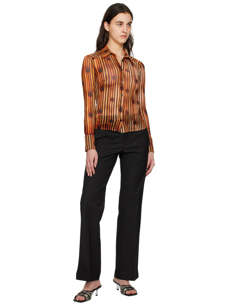 MISBHV Orange Striped Shirt outlook