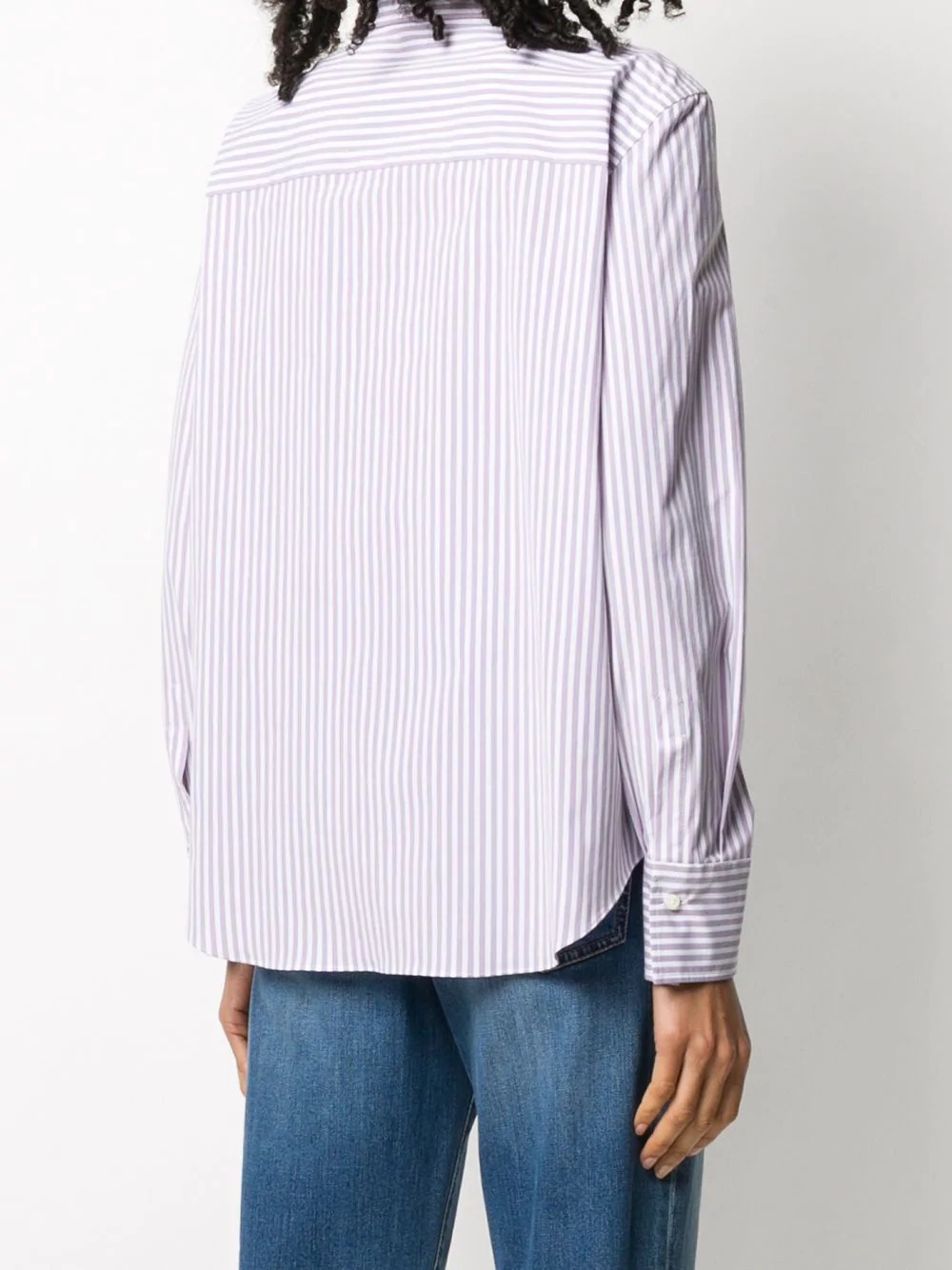 striped long-sleeved shirt - 4