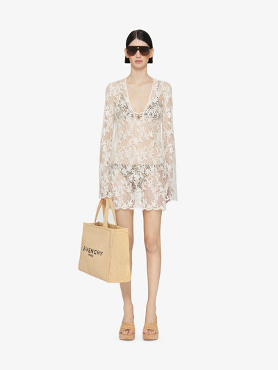 Givenchy DRESS IN LACE WITH 4G DETAIL outlook